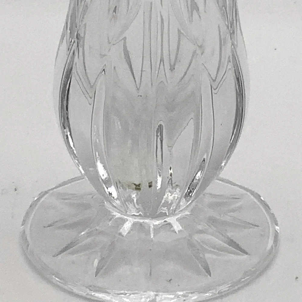 8” Footed Crystal Vase